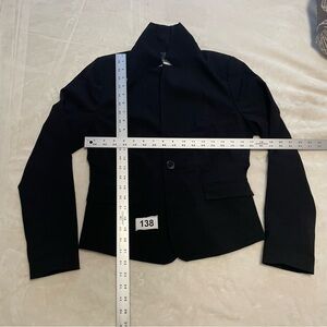 Jules & Leopold Striped Black and White Blazer